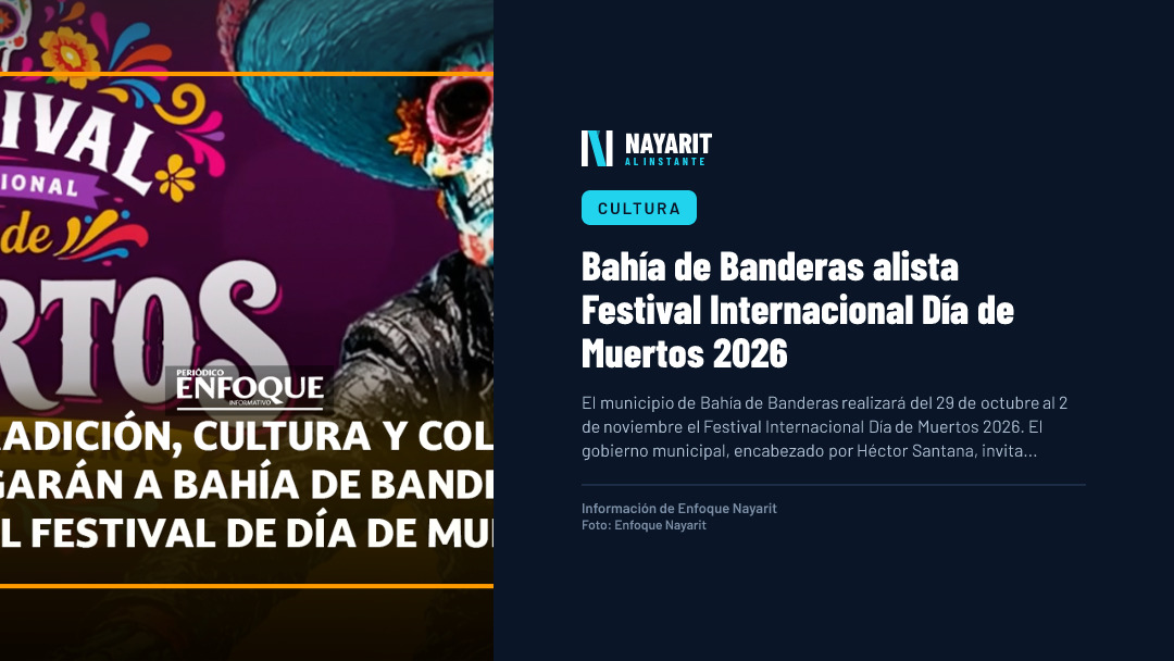 Bahía de Banderas alista Festival Internacional Día de Muertos 2026