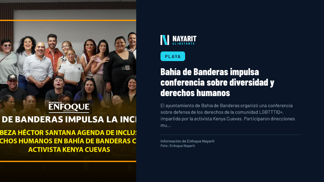 Bahía de Banderas impulsa conferencia sobre diversidad y derechos humanos