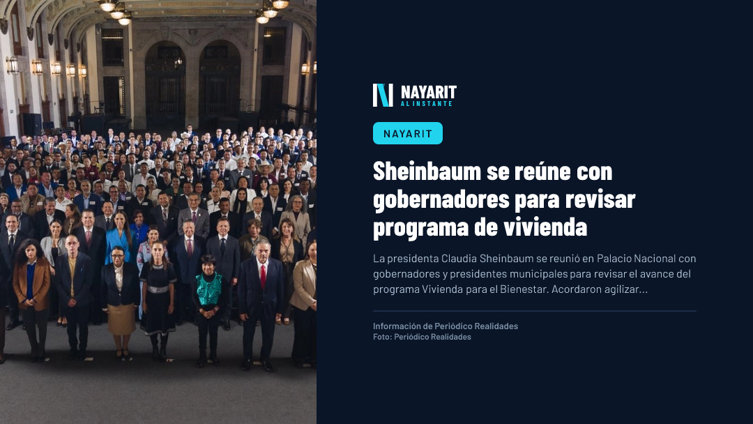 Sheinbaum se reúne con gobernadores para revisar programa de vivienda